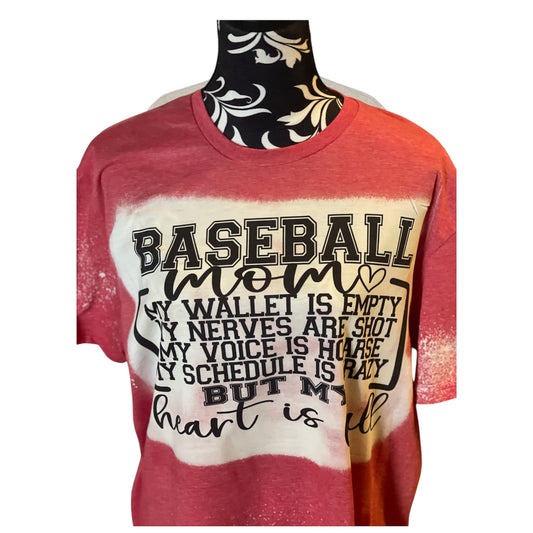 Baseball mom tshirt