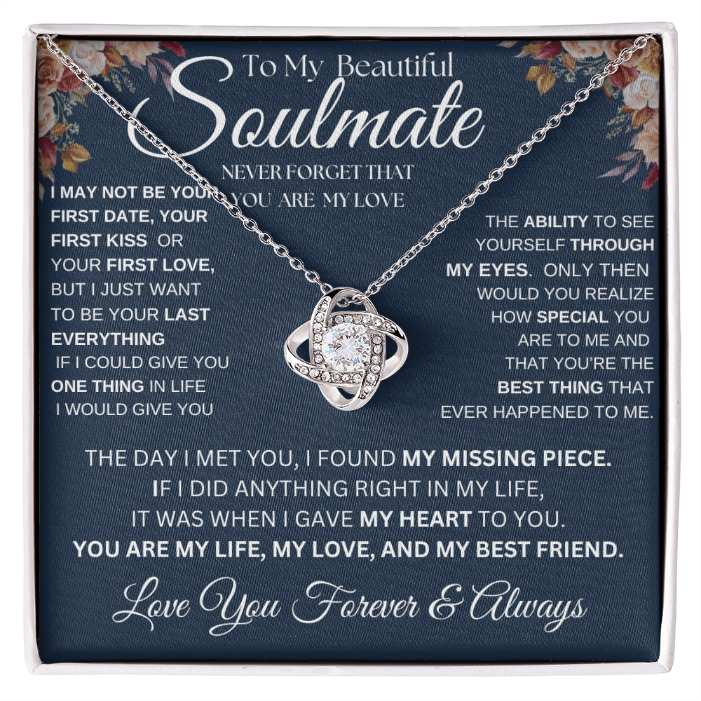 TO MY BEAUTIFUL SOULMATE