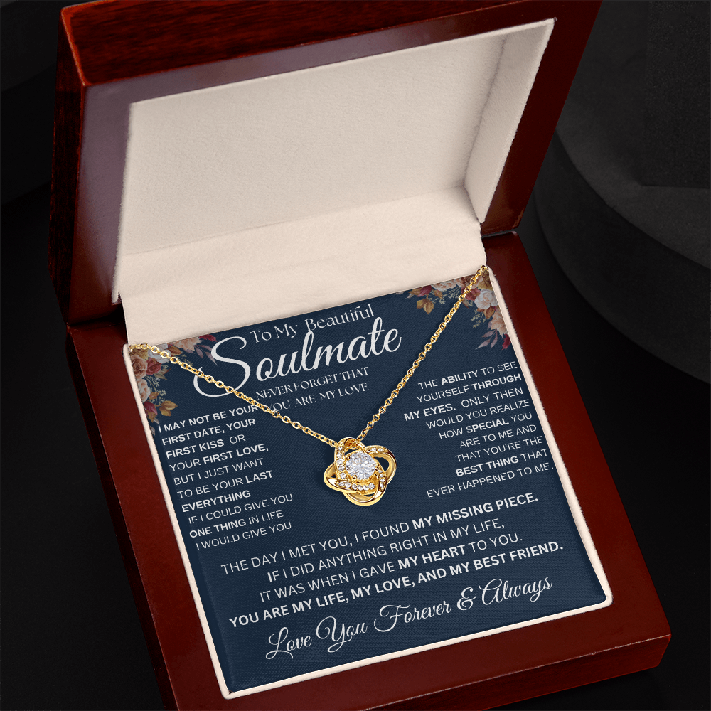 TO MY BEAUTIFUL SOULMATE